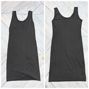 Eimin‎ Women's 2xl Slate Grey Super Soft Tank Midi Dress